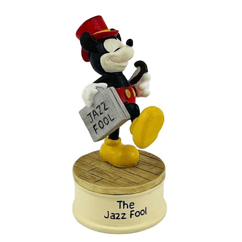 Disney Lenox The Jazz Fool Movie Star Mickey Mouse Thimble Collection
